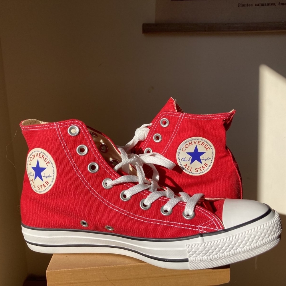 Converse All Star Red High Top Sneakers NWT